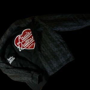 Louis Vuitton reversible bomber jacket worn 1x for an event